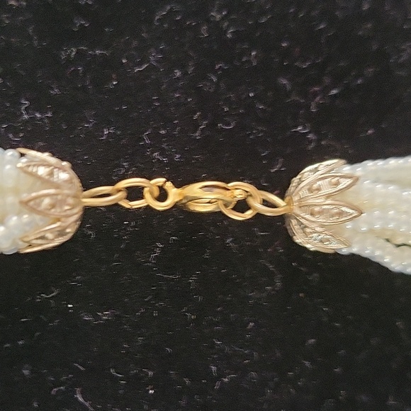 Multi Strand Mini Seed Bead Necklace - Picture 3 of 6